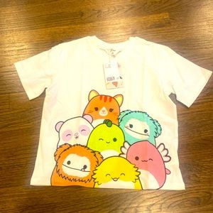 Squishmallow H&M collaboration t-shirt. NWT size 6x-7.